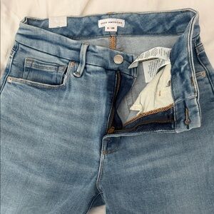 Good American High Rise Light Blue Jeans